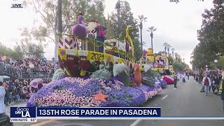 135th Rose Parade in Pasadena [upl. by Llennyl690]