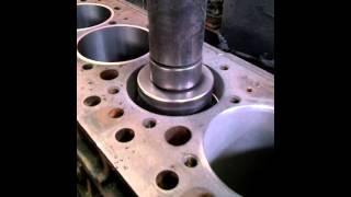 Reboring a engine block [upl. by Trotter]