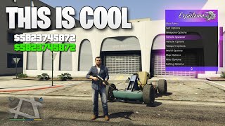 GTA5 story mode mod menu fun on ps4 PS4 MODDING [upl. by Enyamert]