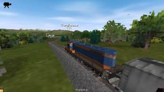 Railroad Tycoon 3 Gameplay  GP7 Locomotive from 1949 [upl. by Luckin]