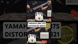 BRABO Yamaha Rbx375 Ligado no Bass Preamp Overdrive Bdi21 [upl. by Naji669]