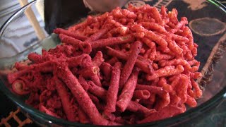 Takis Fuego amp Hot Cheetos Challenge [upl. by Desdamonna959]