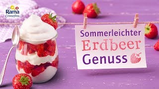 Dessert im Glas – Sommerleichter Erdbeergenuss [upl. by Wan]