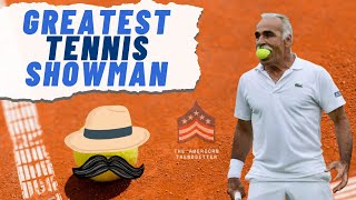 Mansour Bahrami  The Story of The Greatest Tennis Showman  mansour bahrami best moments [upl. by Oigres581]