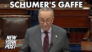 Schumer says senators will decide if Trump incited ‘erection’ at US Capitol  New York Post [upl. by Darryl]