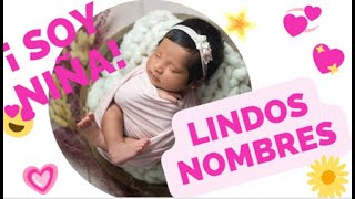 Nombres para niñas 2024👩 Nombres Bonitos de Niña [upl. by Ettenirt]