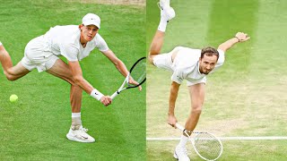 Sinner vs Medvedev Incredible Battle  Wimbledon 2024 [upl. by Aniratak]