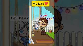 My Dad ❤️ tocaboca avatar pazu azupazu shorts mydad reels avatarworld [upl. by Tebzil]