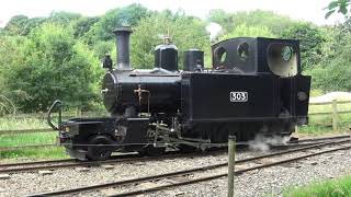 The Apedale Valley Light Railway World War One loco running weekend [upl. by Annorah]