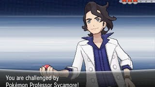 Pokemon X  Lumiose City amp Vs Professor Sycamore Kanto Starters [upl. by Manon976]