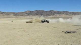 Drifting the supercharged Jeep JK Rubicon Unlimited [upl. by Sinnaiy858]