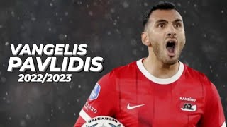 Vangelis Pavlidis  Goals amp Skills AZ Alkmaar 20222023 • Season 4 Episode 80 [upl. by Rebe292]