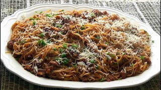 Spaghetti à la viande hachée facile et rapide [upl. by Arny]