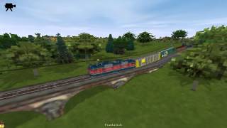 Railroad Tycoon 3 Gameplay  VL80T Locomotive [upl. by Llerdna]