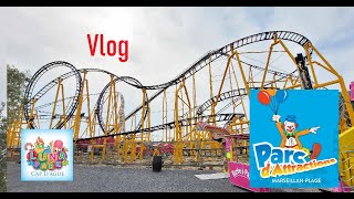 VISITE DES LUNAPARK DE AGDE ET MARSEILLAN Vlog  DECOUVERTE DU MEGA LOOP [upl. by Latsyk]