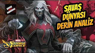 Savaş Dünyası Derin Analiz  Marvel Strike Force  MSF [upl. by Drofiar]