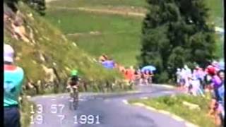 Tour de France 1991  Etapa Jaca  Val Louron  Subiendo el Tourmalet [upl. by Rawden]