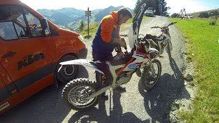 KTM Freeride E  How to Battery Change [upl. by Moguel]