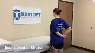 Supraspinatus Stretch [upl. by Aneri]