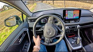 NEW Toyota RAV4 Adventure 2024 25 Hybrid 222 HP 0100 POV Test Drive 1973 Joe Black [upl. by Llyrat]