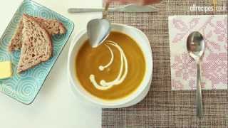 Carrot and fresh coriander soup recipe  Allrecipescouk [upl. by Jaf821]