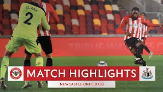 MATCH HIGHLIGHTS  Brentford 1 Newcastle United 0  Bees make history by reaching Carabao Cup semis [upl. by Bernete]