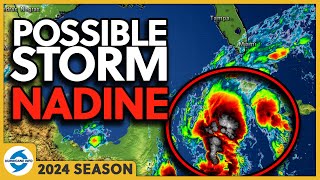 Nadine could form Invest 95L will bring rain and winds over Belize and the Yucatan Peninsula [upl. by Jameson]