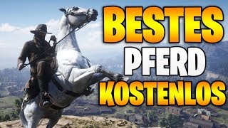 Red Dead Redemption 2 Das BESTE Pferd kostenlos fangen  Fundort weißer Araber beste Werte [upl. by Varhol]