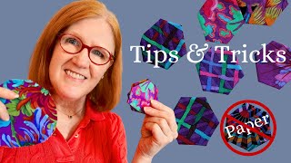 Hexagon Quilting Tips amp Tricks WiTHOUT Paper [upl. by Ahseeyt890]