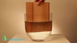 Nanoskin Wood Coating  application and effect [upl. by Mcintosh]