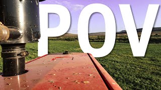 Cutting weeds to save young lucerne alfalfa at Rooihoogte farm  Silent Vlog [upl. by Pomfrey]