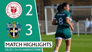 HIGHLIGHTS Rensselaer Union USA vs Sutton United Women Friendly 280724 [upl. by Baumbaugh]