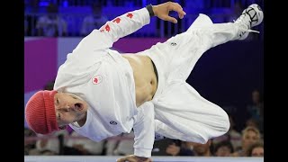 Paris Olympic mens Breakdancing final Canadian bboy Phil Wizard wins gold medal [upl. by Nimrahc]