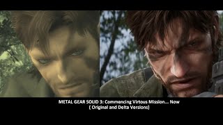 Metal Gear Solid 3 Commencing Virtous Mission Now Original and Delta Versions [upl. by Akirahs865]