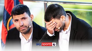 Sergio Aguero bids tearful farewell to football career after heart scare ❤️ [upl. by Westney]