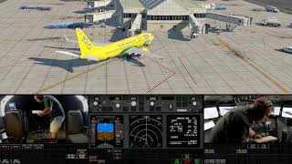 X Plane 11 amp Flying ZIBO 737 v35412  VATSIM  KPDX to KBZN in a home built 737800 flight deck [upl. by Airtina]