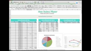 Business Planner Income Expense Tutorial [upl. by Eelta800]