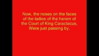 The Court of King Caractacus by Rolf Harris with lyrics [upl. by Annaierb881]