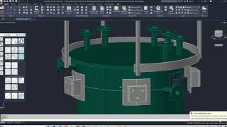 Circular Handrail Modeling in Advance Steel [upl. by Anirav]