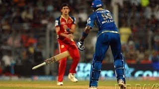 Pollard vs Starc Fight Crossed The Line  Shane Watson [upl. by Enair]