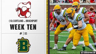 16 Cortland vs Brockport Highlights  D3 College Football 2023 [upl. by Elime]