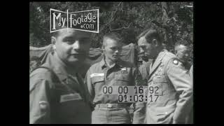 1957 101st Airborne Division Being Briefed on Little Rock Silent [upl. by Wake]