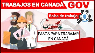 Trabajos en Canadá gov 20222023  Convocatorias laborales  EMPLEO en el EXTRANJERO [upl. by Keeryt571]