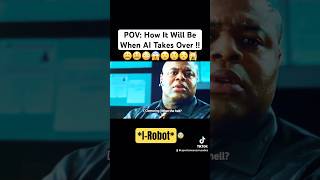 IS THIS A MISTAKE irobot whattowatch movieclip shortmovieclip shortsfyp artificialintelligence [upl. by Mikael]