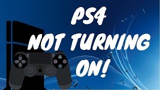 FIXED PlayStation 4 NOT TURNING ON NOT WORKING FIXED 2018 [upl. by Enelyak748]