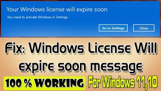 How to fix windows license will expire soon on windows 11 Updated [upl. by Assilat]