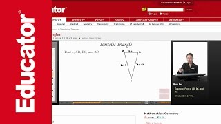 Geometry Classifying Triangles Lesson [upl. by Octavla972]