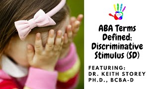 ABA Terms Defined Discriminative Stimulus SD [upl. by Byler]