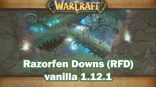 Razorfen Downs vanilla WOW 1121 [upl. by Nosnev278]