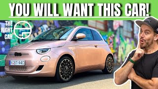 It doesnt MAKE SENSE But youll still want one 2024 Fiat 500e electric car review [upl. by Eseer]